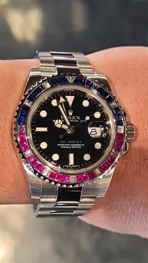 rolex gmt rubini e zaffiri prezzo|rolex gmt master offerte.